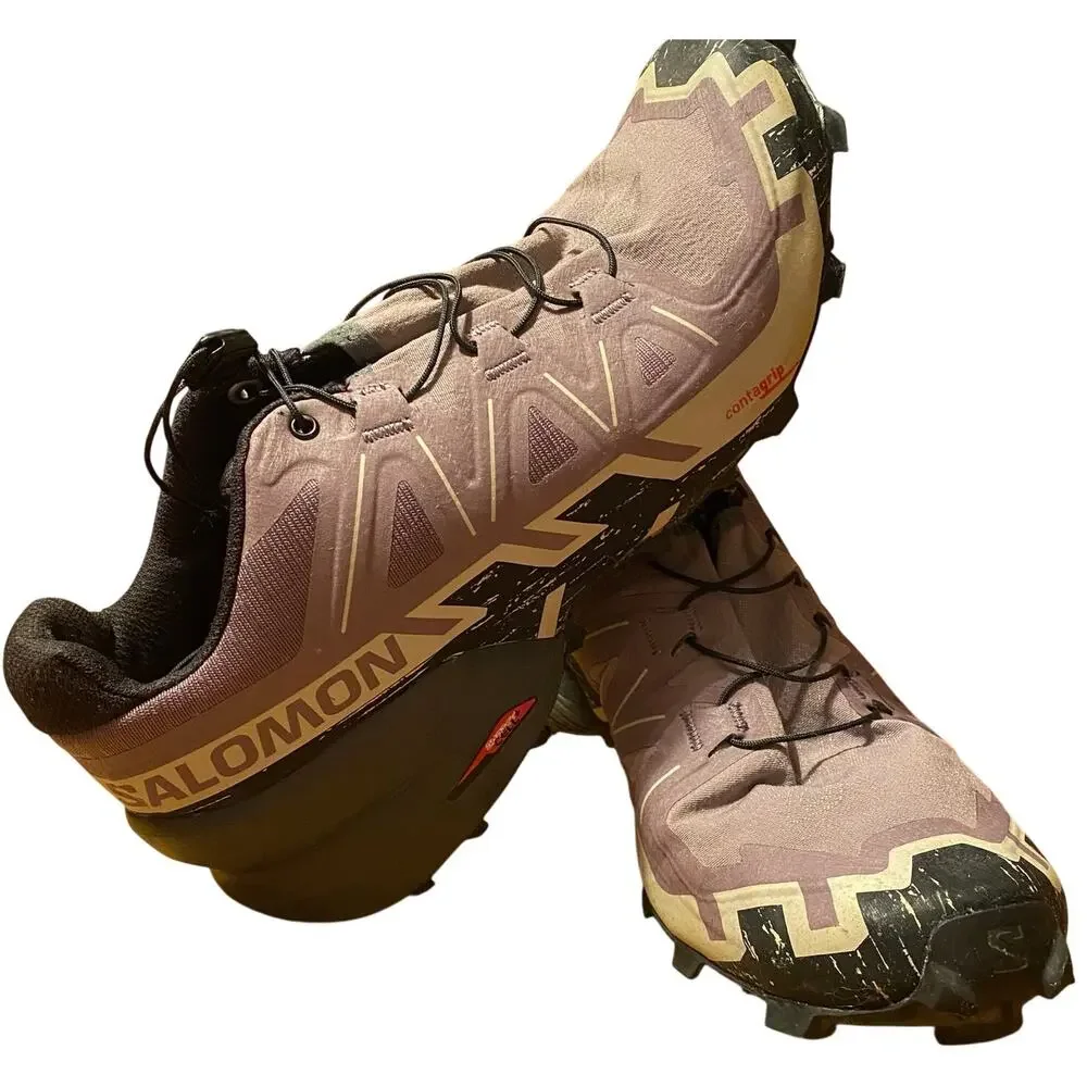 Salomon Women’s Sneaker, Lavender (Purple)/Black, Size 8.5, Hiking, Walking Shoe